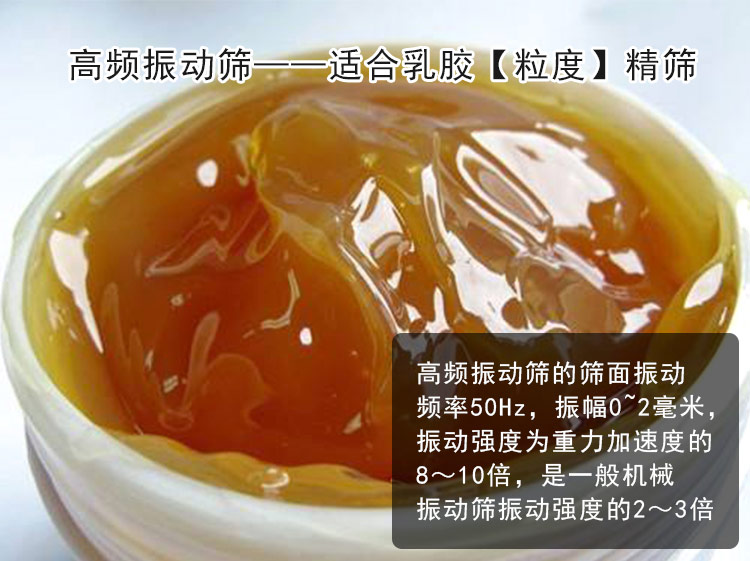 乳膠高頻振動(dòng)篩