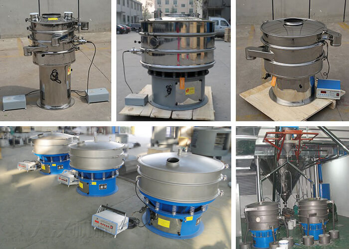 加高式超聲波旋振篩,碳鋼+不銹鋼式超聲波旋振篩,全不銹鋼式超聲波旋振篩,全碳鋼式超聲波旋振篩。